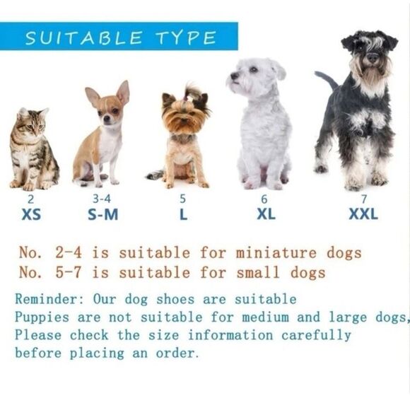 New 4pcs Drawstring Design Non-slip Pet Rain Boots XXL - Picture 5 of 6